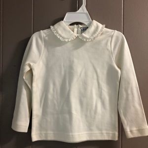 Cream shirt with collar. Hartstrings 3T